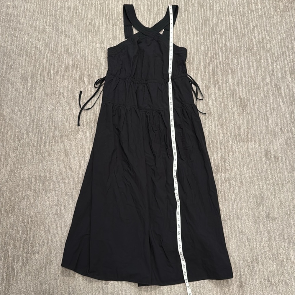 Madewell Poplin Halter Tiered Midi Dress NWT - Picture 9 of 12
